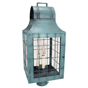 Livery Three Light Post Mount in Verdi Gris (196|9253-VG-LT3-CLR)