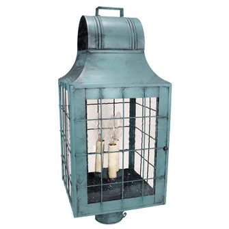 Livery Three Light Post Mount in Verdi Gris (196|9253-VG-LT3-SMG)