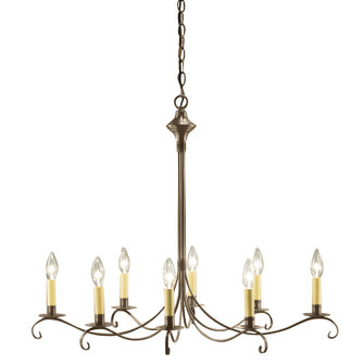 Chandelier Eight Light Hanging Lantern in Dark Antique Brass (196|983V-DAB-LT8)