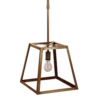 Foyer One Light Hanging Lantern in Antique Brass (196|ST0812-AB-MED-CSG)