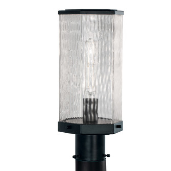 Polygon One Light Post Mount in Matte Black (185|1177-MB-WAV)