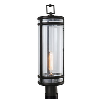 New Yorker One Light Outdoor Post Mount in Acid Dipped Black (185|1192-ADB-CL)