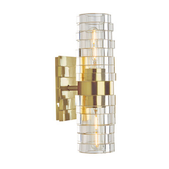 Murano Two Light Wall Sconce in Satin Brass (185|9765-SB-IC)