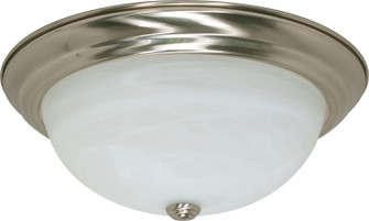 Three Light Flush Mount in Brushed Nickel (72|60-199)