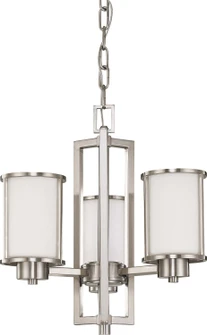 Odeon Three Light Chandelier in Brushed Nickel (72|60-2851)