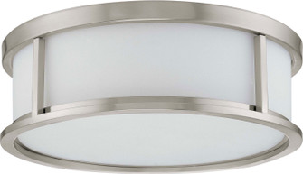 Odeon Three Light Flush Mount in Brushed Nickel (72|60-2862)