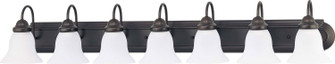 Ballerina Seven Light Vanity in Mahogany Bronze (72|60-3155)