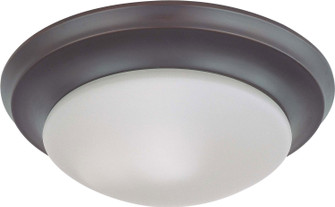Close to Ceiling Mahogany Bronze One Light Flush Mount in Mahogany Bronze (72|60-3175)