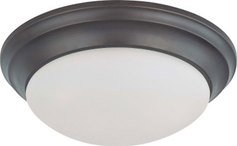 Close to Ceiling Mahogany Bronze Two Light Flush Mount in Mahogany Bronze (72|60-3176)