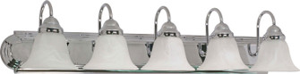 Ballerina Five Light Vanity in Polished Chrome (72|60-319)