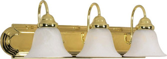 Ballerina Three Light Vanity in Polished Brass (72|60-329)