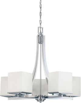 Bento Five Light Chandelier in Polished Chrome (72|60-4086)