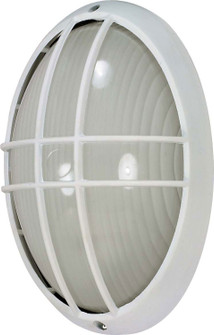 Die Cast Bulk Heads Semi Gloss White One Light Outdoor Bulk Head in Semi Gloss White (72|60-528)