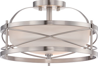 Ginger Two Light Semi Flush Mount in Brushed Nickel (72|60-5331)