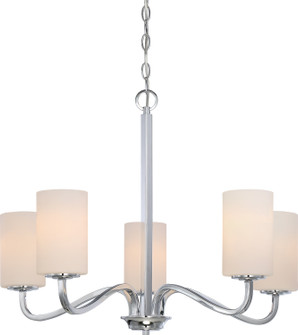 Willow Five Light Chandelier in Polished Nickel (72|60-5805)