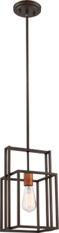 Lake One Light Mini Pendant in Bronze / Copper Accents (72|60-5855)