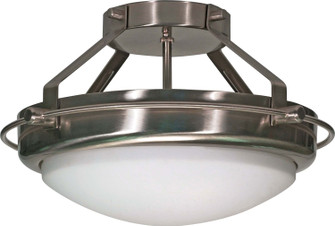 Polaris Two Light Semi Flush Mount in Brushed Nickel (72|60-609)