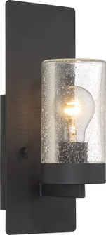 Indie One Light Wall Sconce in Textured Black (72|60-6579)