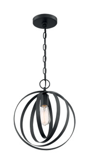 Pendleton One Light Pendant in Matte Black (72|60-7066)