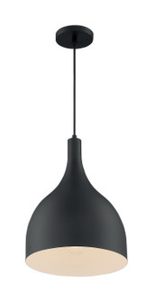 Bellcap One Light Pendant in Matte Black (72|60-7087)