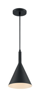 Lightcap One Light Pendant in Matte Black (72|60-7127)