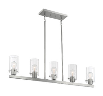 Sommerset Five Light Island Pendant in Brushed Nickel (72|60-7176)