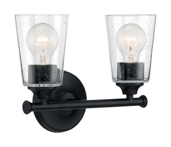 Bransel Two Light Vanity in Matte Black (72|60-7282)