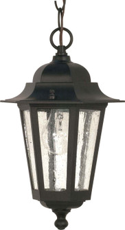 Cornerstone One Light Hanging Lantern in Textured Black (72|60-993)