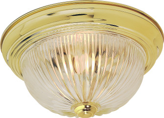 Two Light Flush Mount in Polished Brass (72|SF76-091)