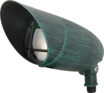 One Light Floodlight in Antique Verdigris (72|SF76-657)