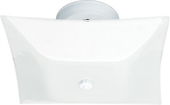Two Light Flush Mount in White (72|SF77-824)