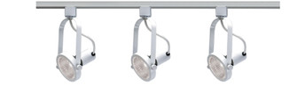 Track Lighting Kits White Three Light Track Kit in White (72|TK316)