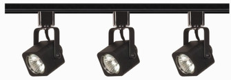 Track Lighting Kits Black Three Light Track Kit in Black (72|TK346)