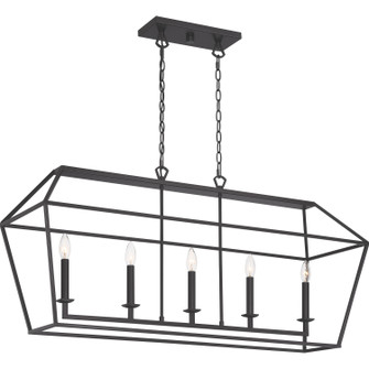 Aviary Five Light Island Chandelier in Palladian Bronze (10|AVY542PN)