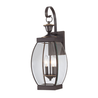 Oasis Two Light Outdoor Wall Lantern in Medici Bronze (10|OAS8408Z)
