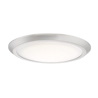 Verge LED Flush Mount in Brushed Nickel (10|VRG1616BN)
