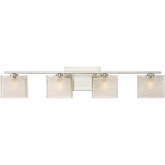 Westcap Four Light Bath Fixture in Brushed Nickel (10|WCP8604BN)