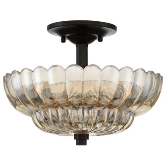 Whitecap Three Light Semi-Flush Mount in Mottled Cocoa (10|WHP1712MC)
