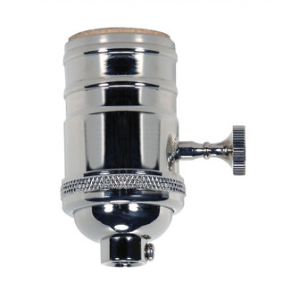 3 Way (2 Circuit) Turn Knob Socket in Polished Nickel (230|80-1047)