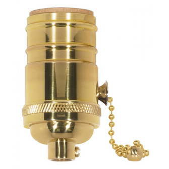 On-Off Pull Chain Socket in Polished Brass (230|80-1052)