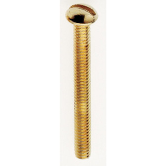 Round Head Slotted Machine Screw in Brass Plated (230|90-028)