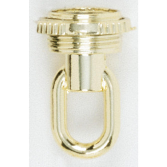 Screw Collar Loop With Ring in Brass Plated (230|90-1164)