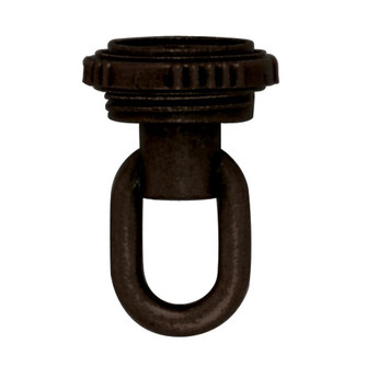 1/4 Ip Matching Screw Collar Loop With Ring in Old Bronze (230|90-2495)