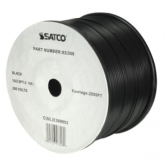 Lamp And Lighting Bulk Wire in Black (230|93-308)