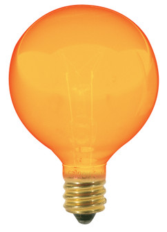 Light Bulb in Transparent Amber (230|S3836)