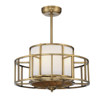 Oslo LED Fan D'Lier in Warm Brass (51|30-FD-126-322)