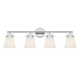 Kaden Four Light Bathroom Vanity in Polished Chrome (51|8-1627-4-11)