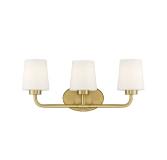 Capra Three Light Bath Bar in Warm Brass (51|8-4090-3-322)