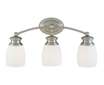 Elise Three Light Bath Bar in Satin Nickel (51|8-9127-3-SN)