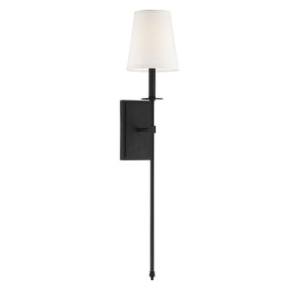 Monroe One Light Wall Sconce in Matte Black (51|9-7144-1-89)